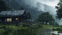 Thumbnail for Rain Sounds for Sleep - 24 Hours of Relaxation with Rooftop Thunder and Rain Sounds at Night | Rain Sound