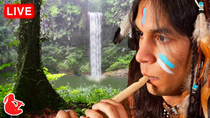 Thumbnail for Flute and Rain - Native American Flute Music for Spiritual Cleansing, Calming the Mind | 24Relax