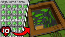 Thumbnail for I Built a MEGA Slime Farm in Minecraft Hardcore (#10) | NotNotBrock