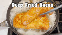 Thumbnail for Breaded and Deep Fried Bacon Slab | Ordinary Sausage