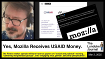 Thumbnail for Yes, Mozilla Receives USAID Money. | The Lunduke Journal