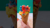Thumbnail for Can I recreate this amazing SUPERMAN ICE CREAM? | Little Remy Food 🐭🍝