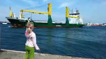 Thumbnail for Girl honks at ship | Tobias Hansson