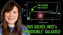 Thumbnail for JWST shows the early Universe is DIFFERENT than we thought (that's a good thing!) | Dr. Becky