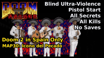 Thumbnail for Doom 2 in Spain Only - MAP30: Icono del Pecado (Blind Ultra-Violence 100%) | decino