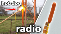 Thumbnail for We made a hot dog talk... with RF | Geerling Engineering