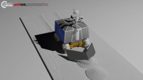 Thumbnail for Bulldozing simulation of Moon VIPER rover on granular material terrain with a higher V-shape blade | UW SBEL