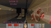 Thumbnail for [WR] Doom II MAP23 "Barrels o' Fun" Stroller in 1:46 | megasphere308