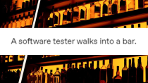 Thumbnail for A software tester walks into a bar | Jeaney Collects