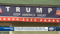 Thumbnail for Trump supporters in New Hampshire receive letter threatening an arson attack on their home if president refuses to concede the election