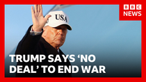 Thumbnail for Donald Trump says US not ready to make deal to end war with Iran | BBC News