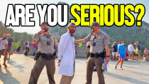 Thumbnail for "Scientist" Gets Arrested at Mount Rushmore as Crowd Cheers | Audit the Audit