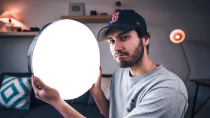 Thumbnail for $40 DIY CAKE PAN LIGHT... Better than a $1000 video light?!? | Daniel Schiffer