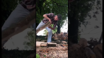 Thumbnail for Gathering and splitting wood from the Forrest #froe #woodworking #bushcraft #handtools #ireland | Eoin Reardon