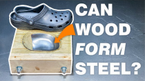 Thumbnail for How I made steel toe crocs with wood | Stuff Made Here
