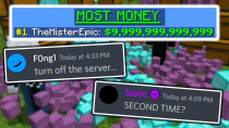 Thumbnail for Minecraft Duping TRILLIONS – Obliterating a Pay-to-Win Server’s Economy TWICE… | TheMisterEpic