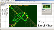 Thumbnail for Roller Coaster - bizarre chart in Excel | EngineeringFun