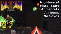 Thumbnail for Doom II - MAP09: The Pit (Nightmare! 100% Secrets + Items) | decino