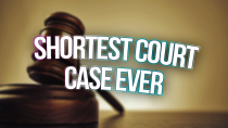 Thumbnail for the shortest court case ever | GabeSweats