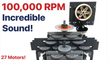 Thumbnail for Spinning a Lego wheel Over 100,000 RPM! 4K | GazR's Extreme Brick Machines!