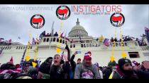 Thumbnail for Antifa infiltrators at Capitol building inciting the riots & vandalism to make Patriots look bad | john talbot