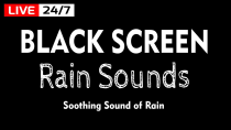 Thumbnail for Rain Sounds for Sleep. Say Goodbye to Insomnia with Black Screen Rain Sounds | Sounds of Peaceful