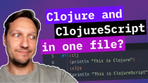 Thumbnail for How to write code that works with Clojure and ClojureScript using reader conditionals | Volodymyr Kozieiev – Clojure(Script) tutorials