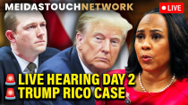 Thumbnail for LIVE: Fulton County Court Hearing DAY 2 on Fani Willis in Trump RICO Case | MeidasTouch