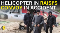 Thumbnail for Live coverage of "Raisi's convoy helicopter accident". negro warning