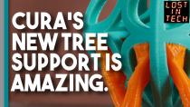 Thumbnail for The Xmas Alpha Release of Cura contains new tree supports and it's a big deal.. | Lost In Tech