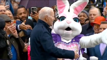 Thumbnail for Easter Bunny rescues a 'confused' Joe Biden after he 'wanders off' | Sky News Australia