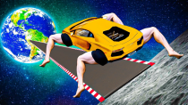 Thumbnail for Jumping MOON RAMP With Cursed CAR in GTA 5 | GrayStillPlays