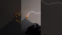 Thumbnail for "volcanic lightning"