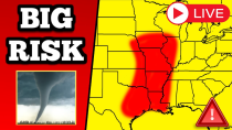 Thumbnail for 🔴 BREAKING Tornado Warning Coverage - Tornadoes - With Live Storm Chaser | Max Velocity - Severe Weather Center