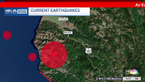 Thumbnail for Series of strong earthquakes hit Northern California; trigger tsunami warning | NBC Bay Area