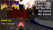 Thumbnail for Doom II - MAP19: The Citadel (Nightmare! 100% Secrets + Items) | decino