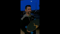 Thumbnail for he showed me his crack #shorts | Blind Surfer Pete Gustin
