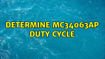 Thumbnail for Determine MC34063AP Duty Cycle | Roel Van de Paar
