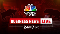Thumbnail for CNBC TV18 LIVE | Sensex & Nifty LIVE | Share Market News | Stock Market Updates | Business News Live