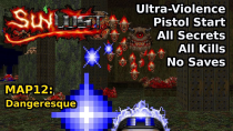 Thumbnail for Doom II: Sunlust - MAP12: Dangeresque (Ultra-Violence 100%) | decino