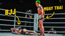 Thumbnail for When A MUAY THAI Monster Moves To MMA 🔥 😵 Yodkaikaew vs. Alex Schild | ONE Championship