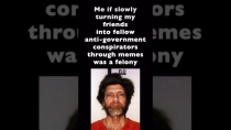 Thumbnail for Me if slowly turning my friends into fellow anti-government conspirators through memes was a felony | FunnyMemeSpot