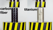 Thumbnail for HYDRAULIC PRESS VS TITANIUM AND CARBON FIBER PIPE | Crazy Hydraulic Press