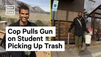 Thumbnail for Officer Pulls Gun on Student Picking Up Trash Outside of Dorm Building | NowThis | NowThis News