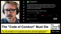 Thumbnail for The "Code of Conduct" Must Die | Bryan Lunduke