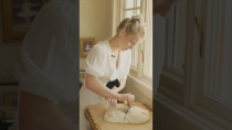 Thumbnail for Shaping a wet dough for our sourdough bread today  ✨ | Ballerina Farm