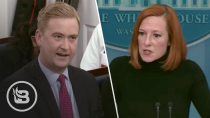 Thumbnail for Doocy HUMILIATES Psaki When He Exposes Her Hypocrisy with Masks on Planes | BlazeTV