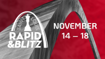 Thumbnail for 2023 Saint Louis Rapid & Blitz: Day 1 | #GrandChessTour | Saint Louis Chess Club