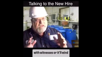 Thumbnail for Talking to the New Hire | FunnyMemeSpot Backup