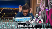 Thumbnail for I thought Steven Colbert's "The Late Show" with the dancing vaccines was a one time thing. The "vax-scene" was a segment in like 12 episodes. Sponsored by Pfizer!